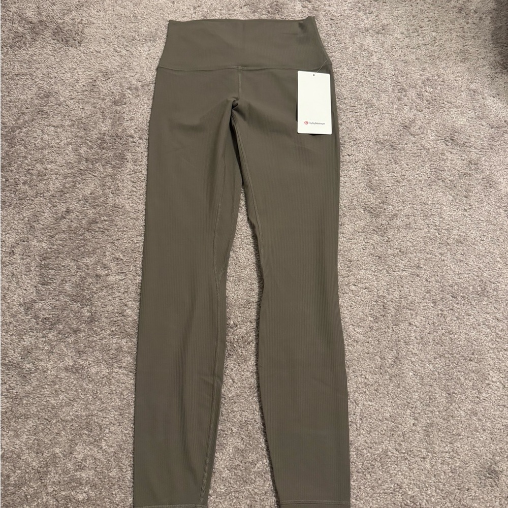Lululemon Align High Rise Ribbed Pant 28”- Nomad
